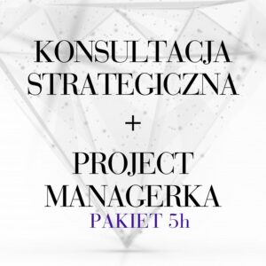 KONSULTACJA STRATEGICZNA + PROJECT MANAGERKA 5H