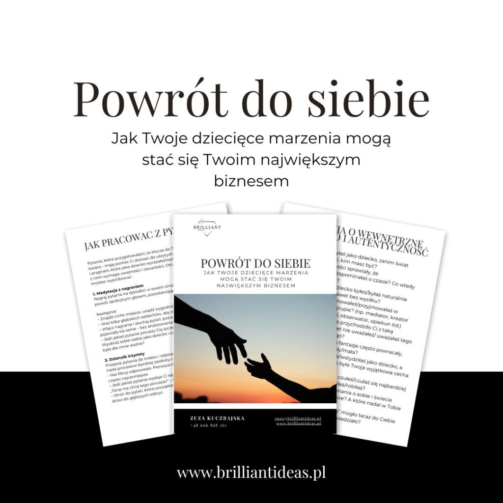 Powrót do siebie odkryj wój dar i załóż biznes